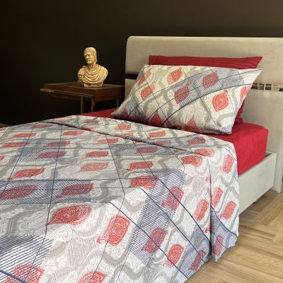 Parure Art Déco rouge