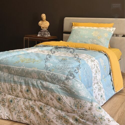 24 Couette 1 Place Élégance Florale – Jardin Enchanté