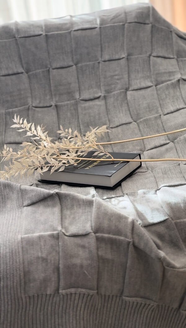 Jeté Laine Acrylique - désigne Carré Câlin