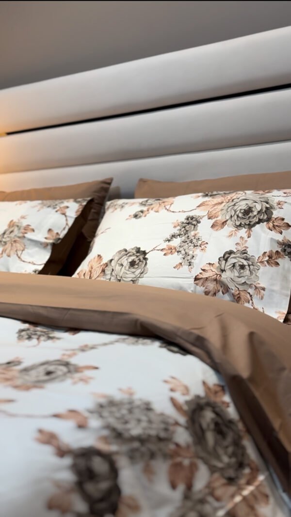 Cache  couette Refuge Fleuri