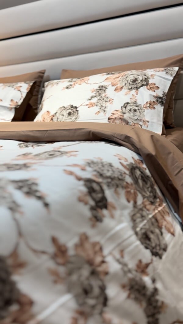 Cache  couette Refuge Fleuri