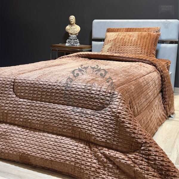 Couvre-lit Polaire 1 Place – Éclats de Flocon