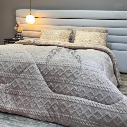 3 Couvre-lit Polaire 2 Places –Tranquillité