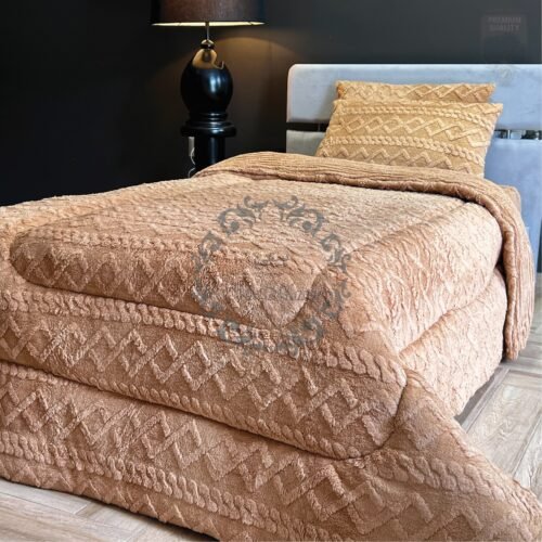 3 Couvre-lit Polaire 1 Place – Caresse Polaire