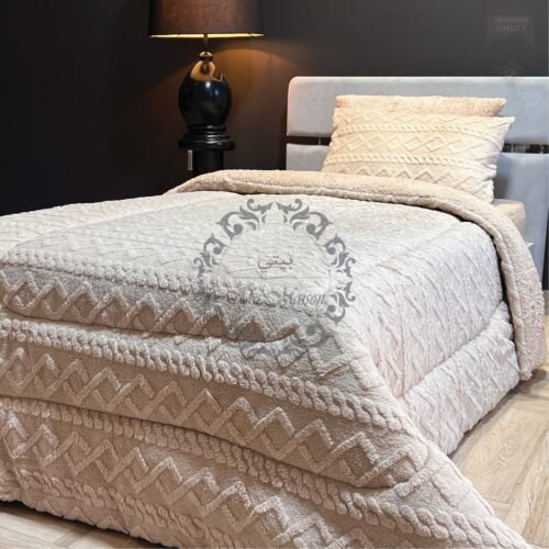 5 Couvre-lit Polaire 1 Place –Tranquillité