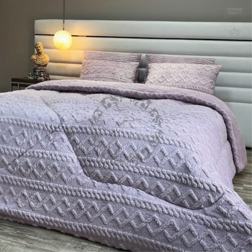 6 Couvre-lit Polaire 2 Places Étreinte Lavande – Élégante