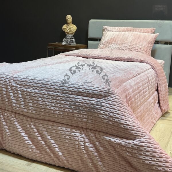 Couvre-lit Polaire 1 Place – Caresse Enneigée