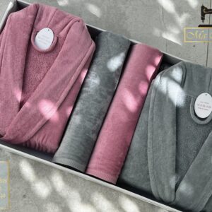 Cap de Bain 4 Pièces – Homme & Femme en Éponge Ultra Douce