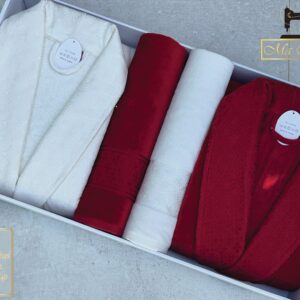 Cap de Bain 4 Pièces – Homme & Femme en Éponge Ultra Douce
