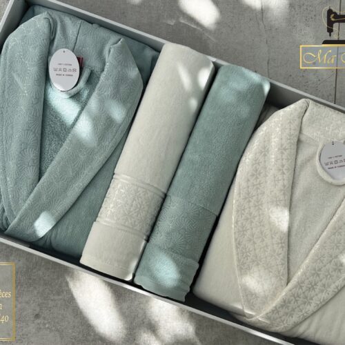 Cap de Bain 4 Pièces – Homme & Femme en Éponge Ultra Douce