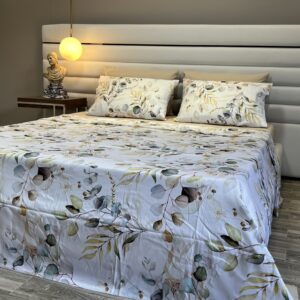 parure satin de coton imprimé Chic Bucolique