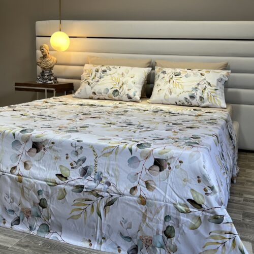 parure satin de coton imprimé Chic Bucolique