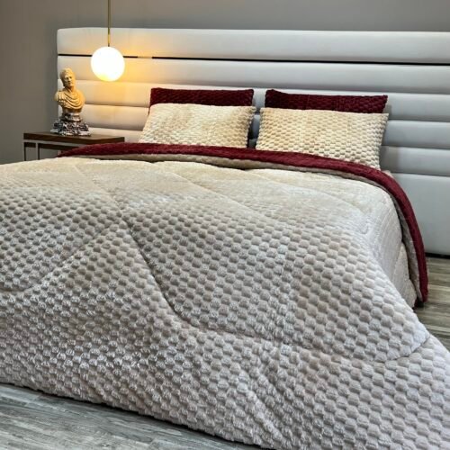 Couvre-lit Polaire  1 Place –Tranquillité