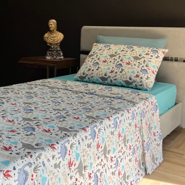 Parure de Lit Dinosaure Ludique – Aventure Préhistorique