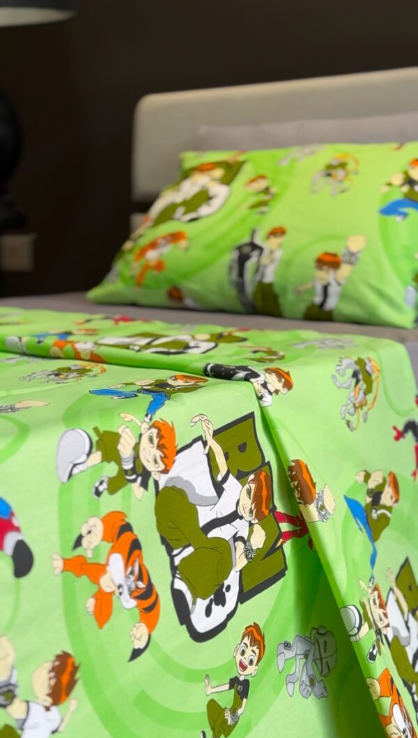 IMG_0560 Parure de Lit Ben 10 – Aventures Galactiques en Vert