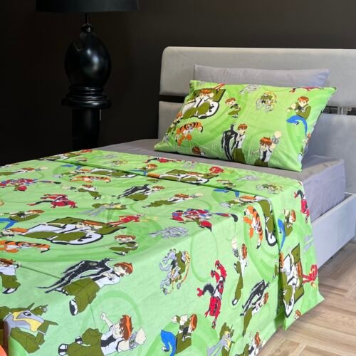 Parure de Lit Ben 10 – Aventures Galactiques en Vert