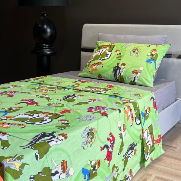 IMG_7851 Parure de Lit Ben 10 – Aventures Galactiques en Vert