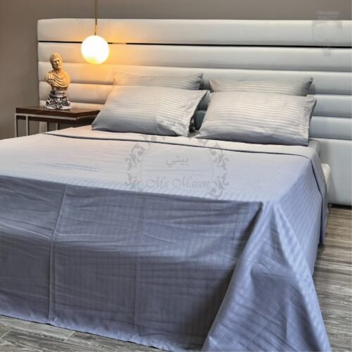 Parure de Lit Couleur Uni –  Design Rayures