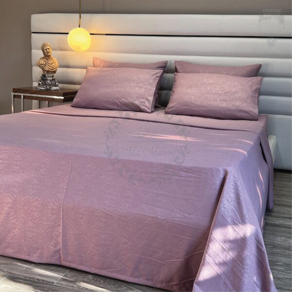Parure de Lit Couleur Uni –  Design Baroque