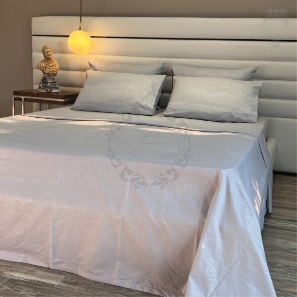 Parure de Lit Couleur Uni –  Design Baroque