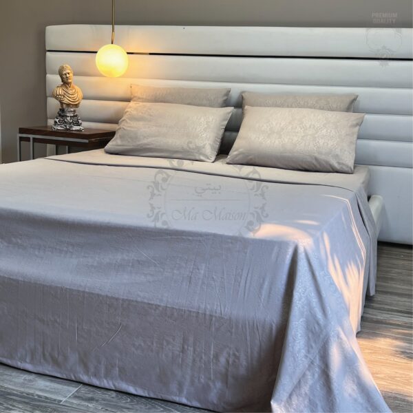 Parure de Lit Couleur Uni –  Design Baroque