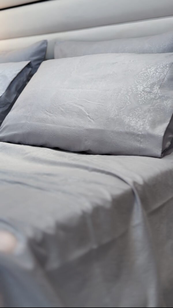 Parure de Lit Couleur Uni –  Design Baroque