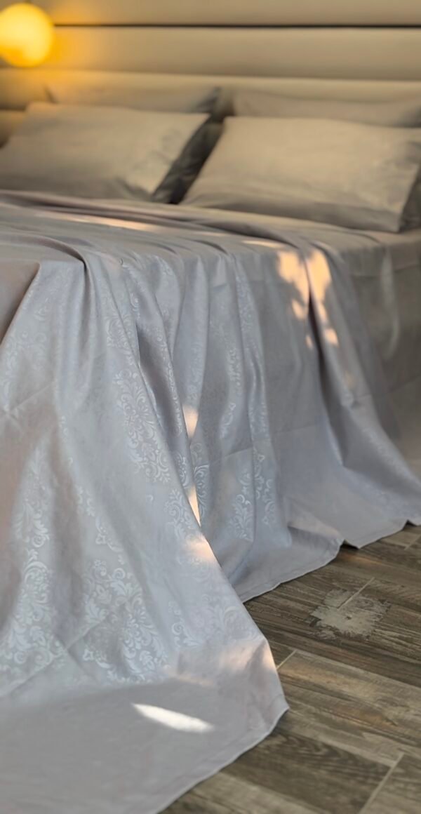 Parure de Lit Couleur Uni –  Design Baroque