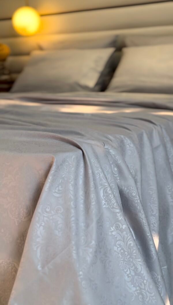 Parure de Lit Couleur Uni –  Design Baroque