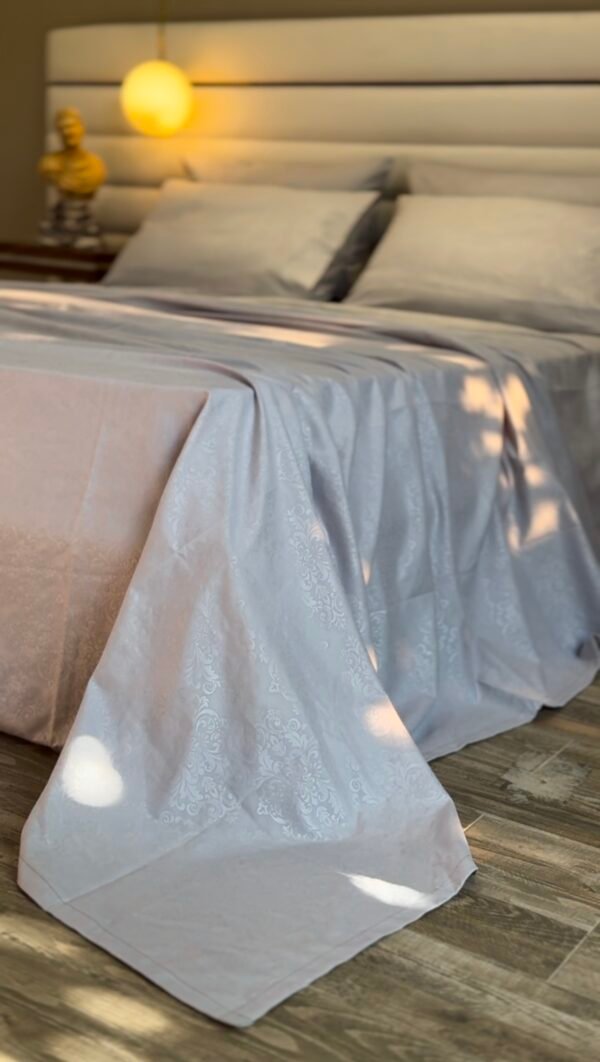 Parure de Lit Couleur Uni –  Design Baroque