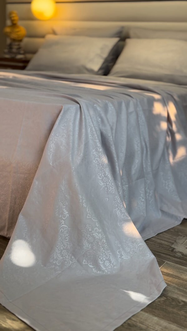 Parure de Lit Couleur Uni –  Design Baroque