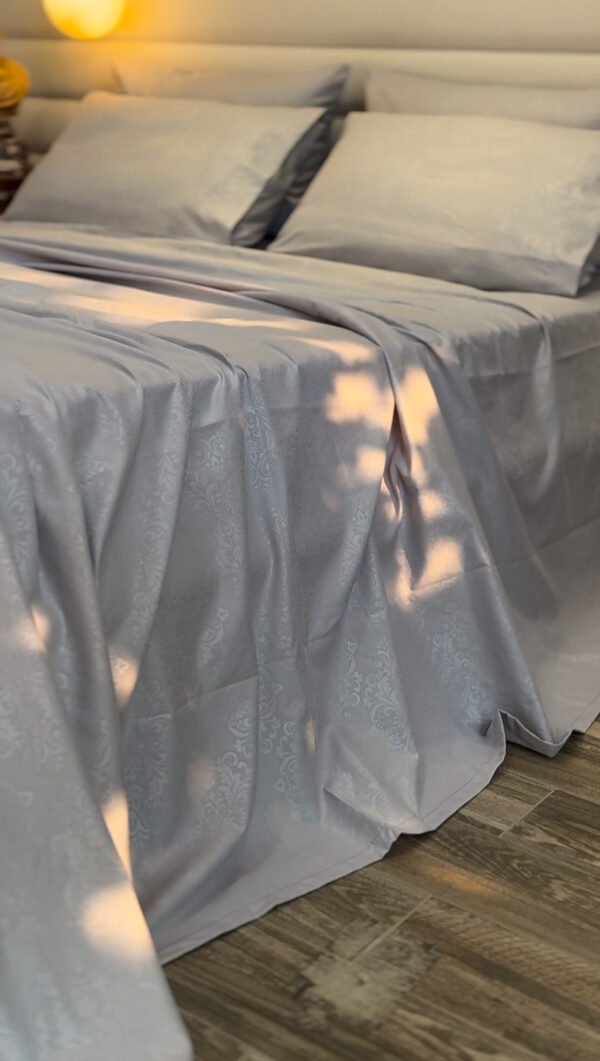 Parure de Lit Couleur Uni –  Design Baroque