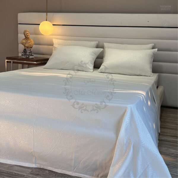 Parure de Lit Couleur Uni –  Design feuilles