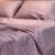 Parure de Lit Satin De Coton Rosée – Douceur Poudrée