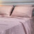 Parure de Lit Satin De Coton Blush Moderne – Harmonie