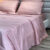 Parure de Lit Satin De Coton Blush Moderne – Harmonie
