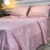 Parure de Lit Satin De Coton Blush Moderne – Harmonie