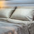 Parure de Lit Satin De Coton beige – Épure Moderne