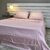 Parure de Lit Satin De Coton Blush Moderne – Harmonie