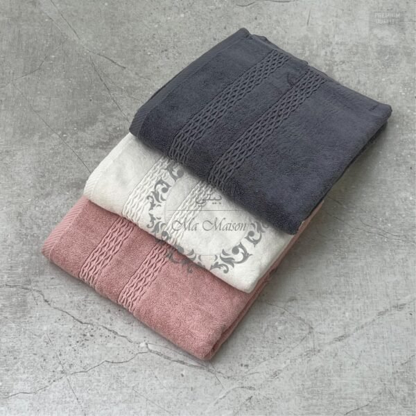 2 Pack de 3 Draps de Bain – 140 x 70 cm, Qualité Premium