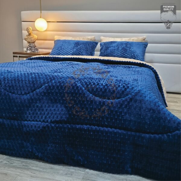 Couvre-lit Polaire 2 Places  –  Étreinte Boréale