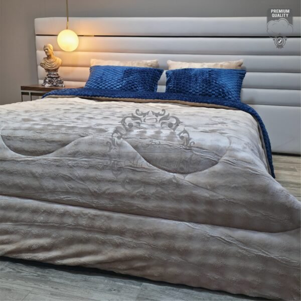 Couvre-lit Polaire 2 Places  –  Étreinte Boréale