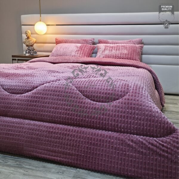 10 Couvre-lit Polaire 2 Places – Nuage de Rose