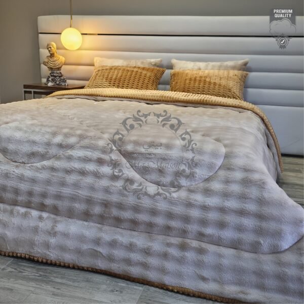 Couvre-lit Polaire 2 Places  –  Douceur Boréale