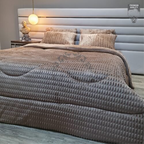 Couvre-lit Polaire 2 Places – Caresse d’Hiver