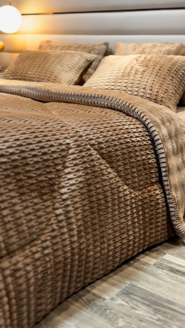 Couvre-lit Polaire 2 Places – Caresse d’Hiver