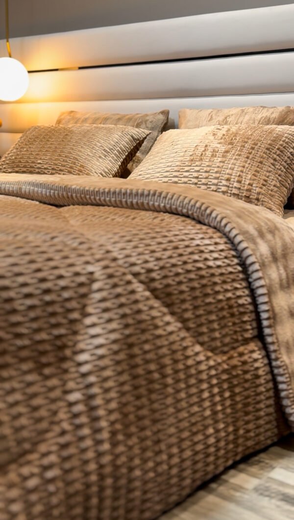 Couvre-lit Polaire 2 Places – Caresse d’Hiver