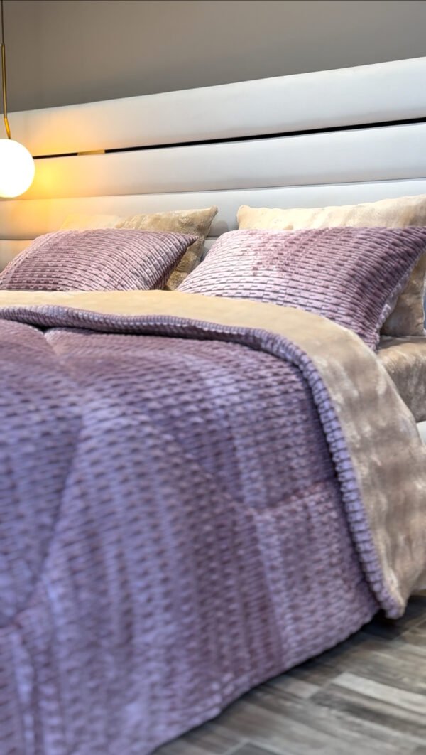 Couvre-lit Polaire 2 Places  –  Songe Violet