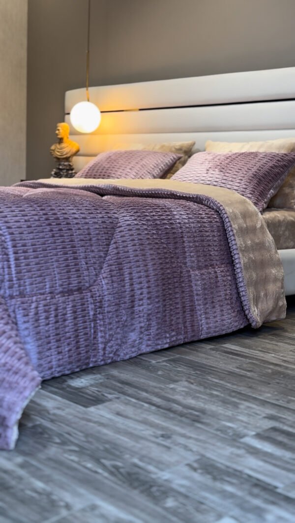 Couvre-lit Polaire 2 Places  –  Songe Violet