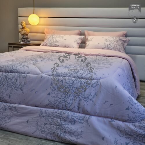 Couette 2 Places Branches Enchantées – Douceur Lilas