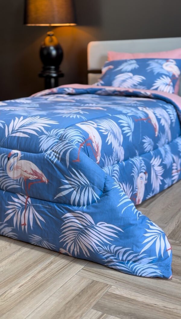 Couette 1 Place Flamingo Chic – Douceur Paradisiaque